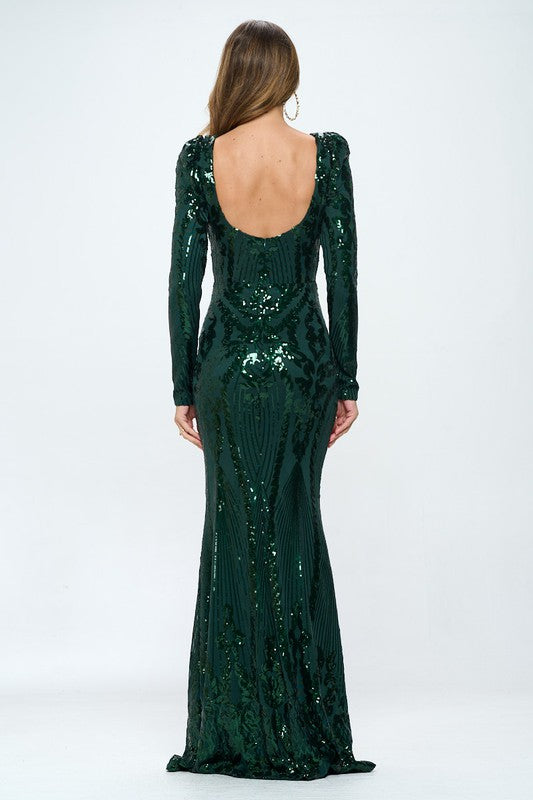 DEIRDRE GOWN (HUNTER)