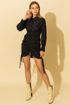 MARIAH SHIRT DRESS - VELENZIA