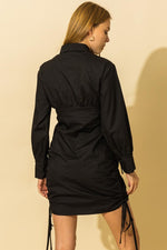 MARIAH SHIRT DRESS - VELENZIA