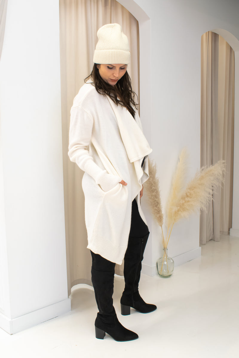 NEW QUINN CARDIGAN (WHITE)