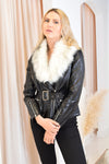 DANI FAUX LEATHER MOTO JACKET