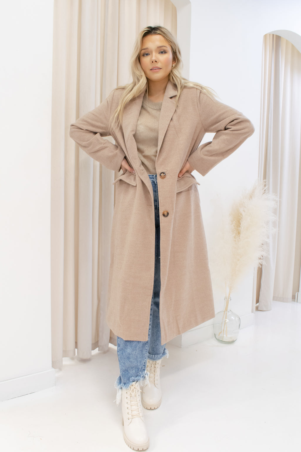 NEW LILAH COAT (TAUPE)