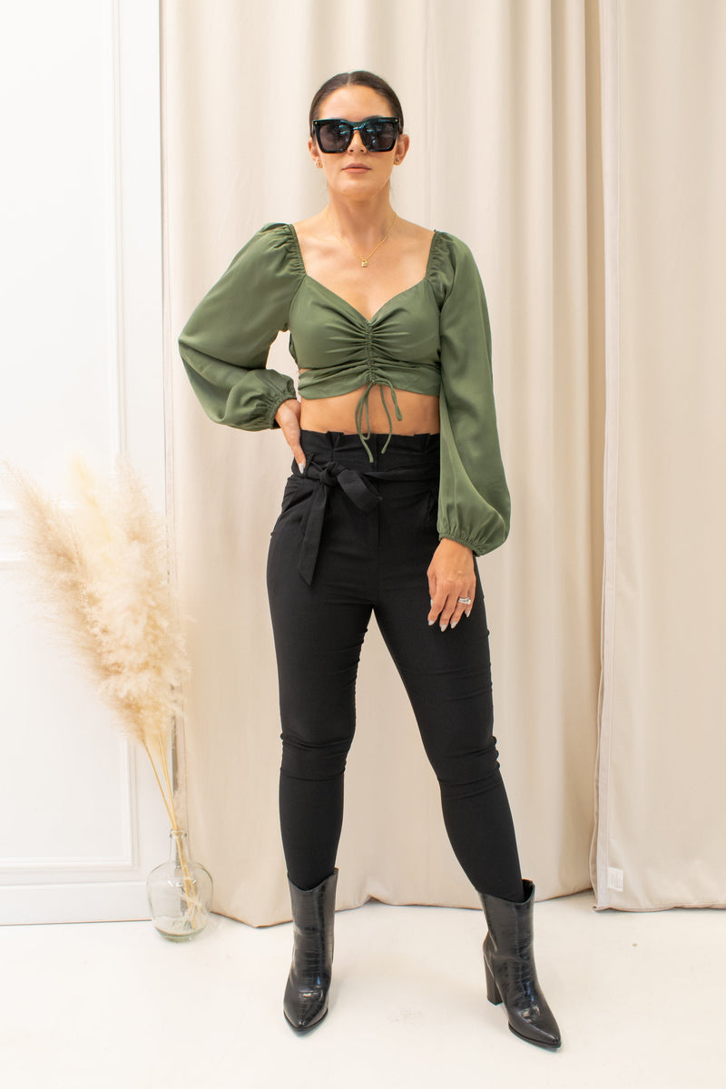 NEW RIAZ TOP (OLIVE)