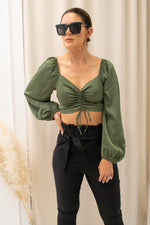 NEW RIAZ TOP (OLIVE)