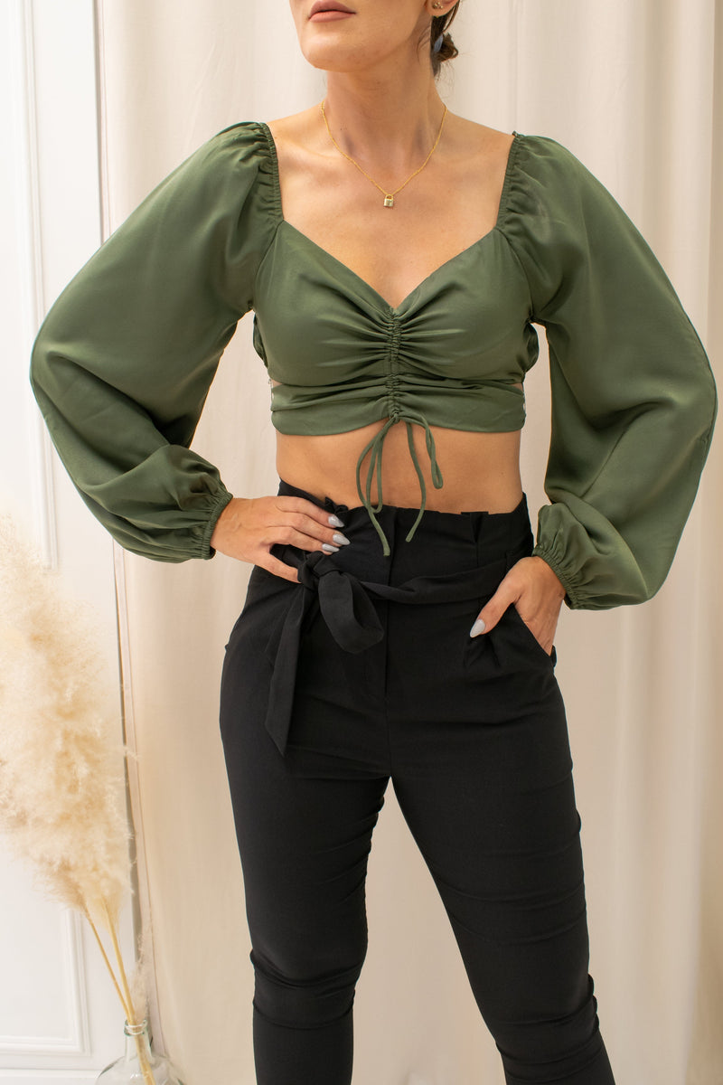 NEW RIAZ TOP (OLIVE)