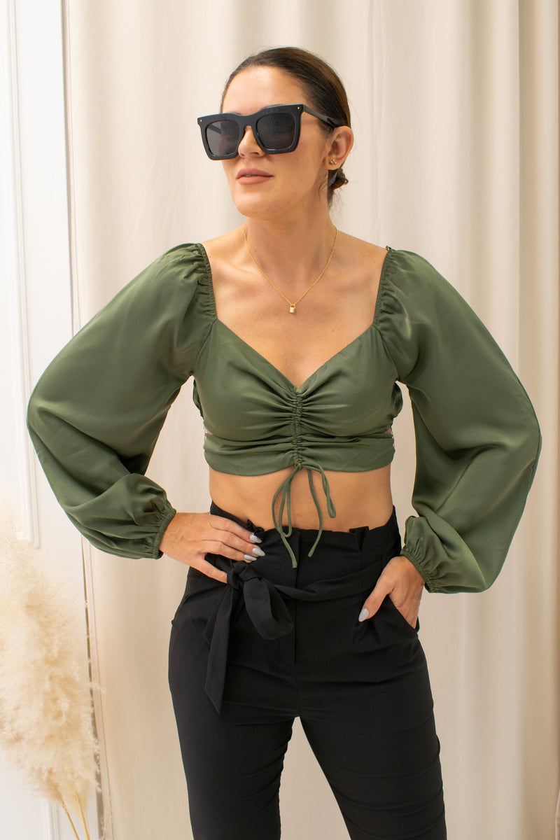 NEW RIAZ TOP (OLIVE)