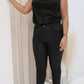 NEW LENNON COATED BLACK SKINNY JEANS