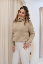 NEW MACEY FAUX LEATHER LEGGINGS (BONE)