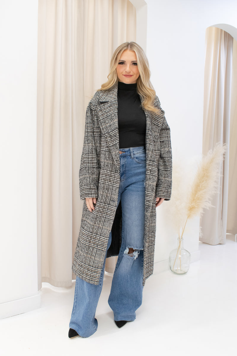 NEW EMORY PLAID COAT