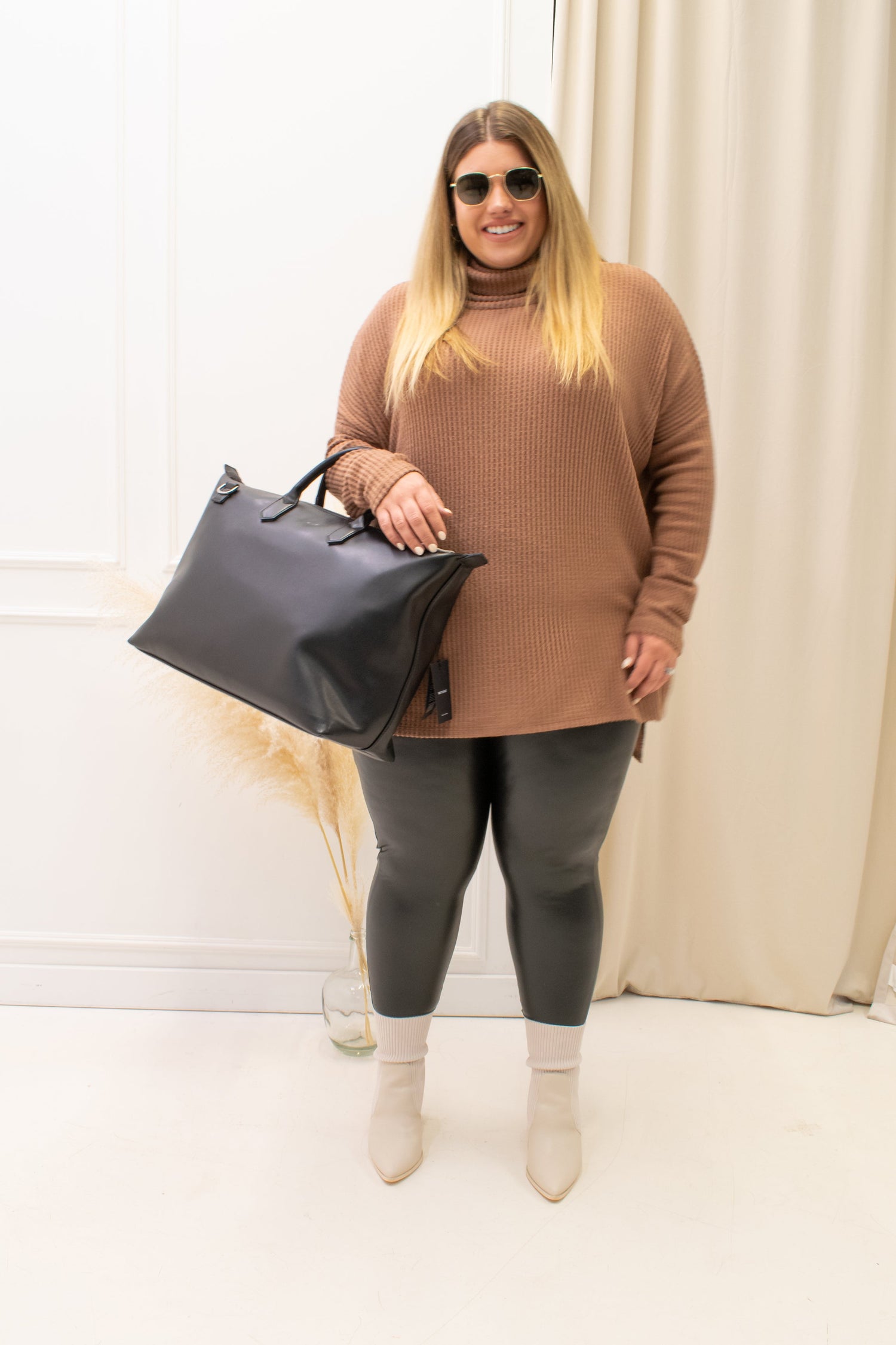 NEW ZOSIA WAFFLE TOP | CURVY