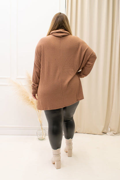 NEW ZOSIA WAFFLE TOP | CURVY