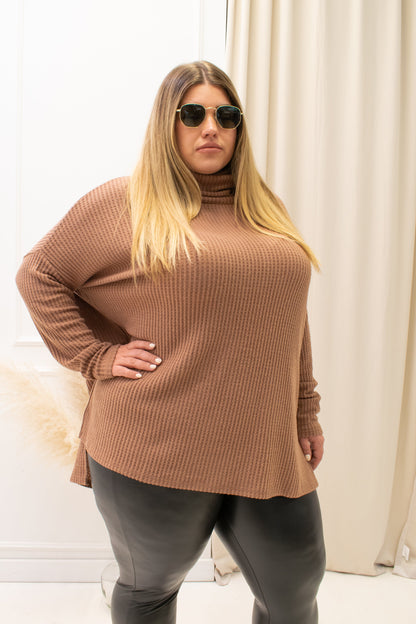 NEW ZOSIA WAFFLE TOP | CURVY