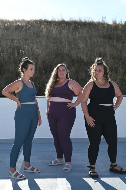 ARRO RIBBED SET TOP (BLUE) - VELENZIA