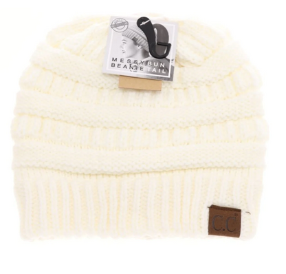 NEW CC PONY TAIL TOQUE