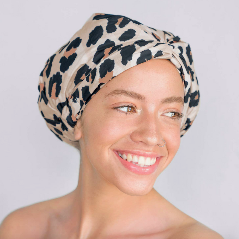 LUXURY SHOWER CAP | LEOPARD | KITSCH