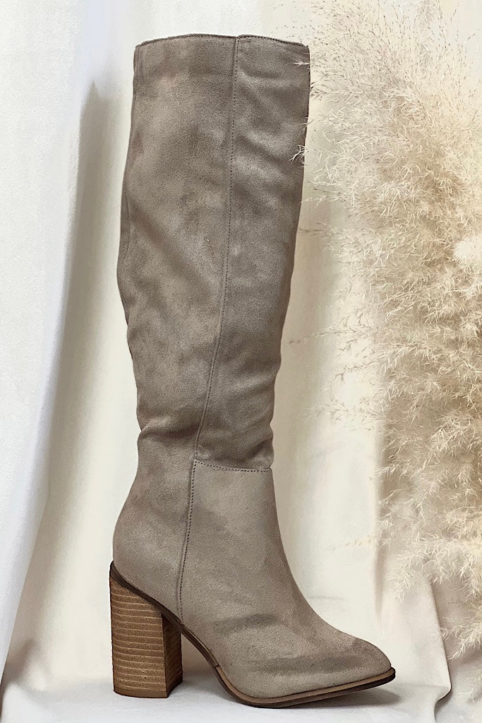 NEW RAYLIN BOOTS (TAUPE)