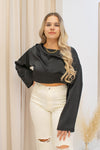 NEW ZOE CROP TOP (BLACK)