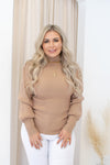 NEW SAILORE RIBBED SWEATER (TAUPE